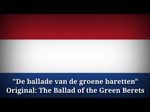 De ballade van de groene baratten - The Ballad of the Green Berets (Dutch Version)