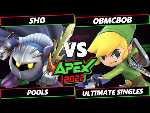 Apex 2022 - Sho (Meta Knight) Vs. Obmcbob (Toon Link) SSBU Ultimate Tournament