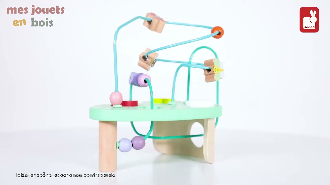 Looping en bois chenille et Cie pour bébé