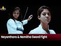 Nayanthara And Namitha Sword Fight Scene Ajith Billa Dubbed Movie Scenes SriBalajiMovies
