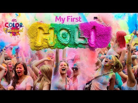 Holi FESTIVAL OF COLOURS 2017 !!! Aks Color Carnival Dubai Vlogger