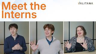 What is it like to intern at Valitana | Meet our 2026 interns