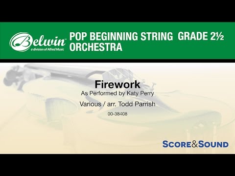 Firework, arr. Todd Parrish - Score & Sound