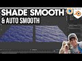 Using SHADE SMOOTH and AUTO SMOOTH in Blender - Smoothing Step By Step!