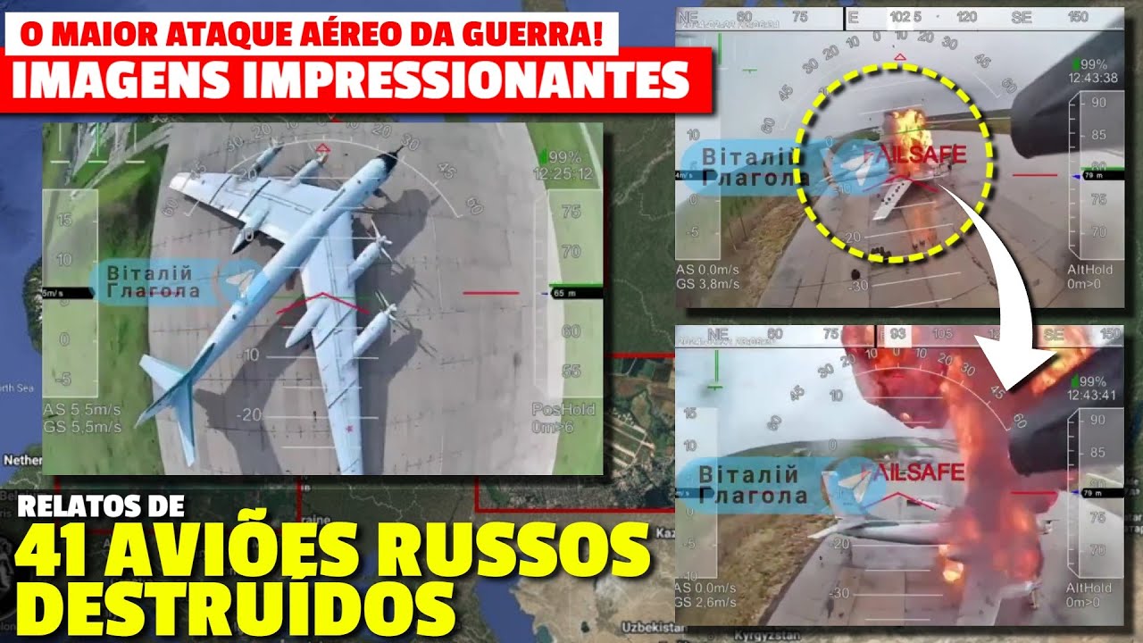 IMPRESSIVE images: More than 40 planes DESTROYED in heavy SURPRISE attack - Reports/images