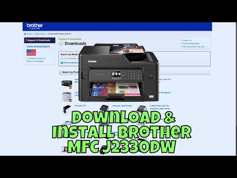 How To Download & Install Brother MFC J2330DW Printer Driver in Windows 10/11