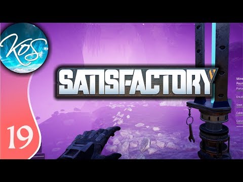 Satisfactory Ep 19: CRAZY PURPLE HAZE - Early Access / Desert Beauty - Let's Play, Gameplay