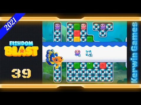Fishdom Blast Level 39 - No Boosters - 23 moves (2021)