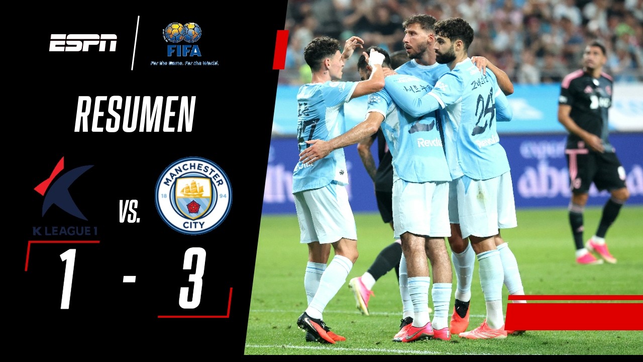 EL DIABLITO ECHEVERRI TUVO ACCIÓN EN LA VICTORIA DEL CITY | K-League Stars 1-3 Man. City | RESUMEN