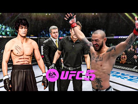 Bruce Lee vs Cub Swanson   EA Sports UFC 5   Epic Fight 🔥🐲