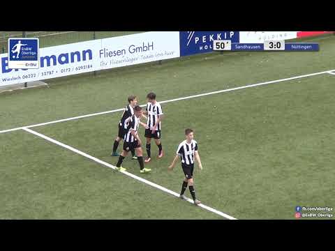 B-Junioren - 3:0 - Maximilian Heinl   - SV Sandhausen gegen FC Nöttingen