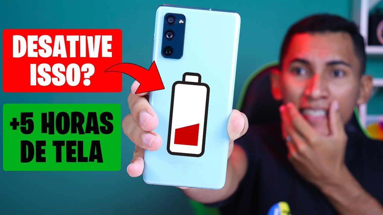 Desative o VILÃO da BATERIA do Galaxy S20 FE antes que seja tarde