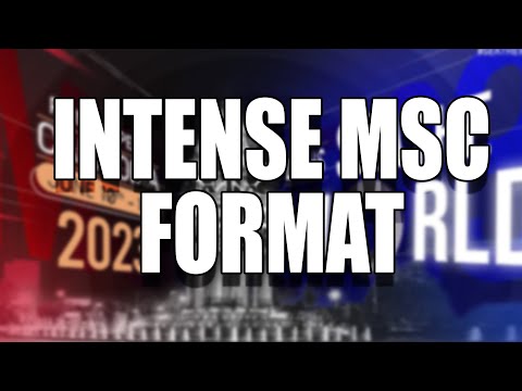 MSC FORMAT IS SAVAGE!