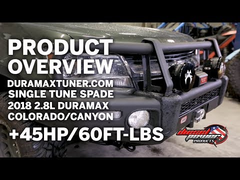 Product Overview: Duramaxtuner.com Single Tune SPADE Tuning '18 2.8L Duramax Canyon/Colorado