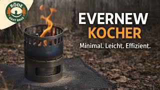 Evernew Ti Alcohol Stove DX Set | Spiritus oder Holz, einfach gezeigt