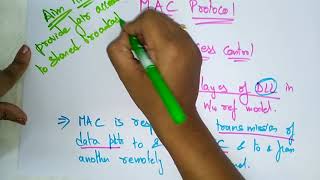 MAC  Protocol in ad hoc network | Adhoc & Sensor Networks | Lec - 05  | Bhanu Priya