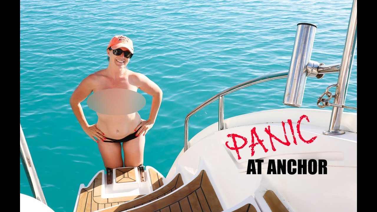 PANIC at anchor! - Lazy Gecko Sailing VLOG 87