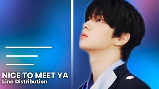 Download lagu TXT (TOMORROW X TOGETHER) - 'NICE TO MEET YA' [Line Distribution] mp3