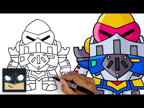 How To Draw Mecha Paladin Surge | Brawl Stars