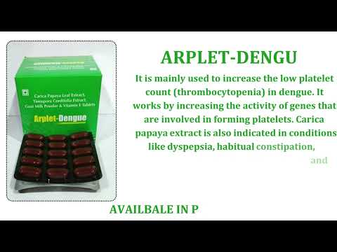 Dengue tablet, arohan pharmaceuticals, 15*10