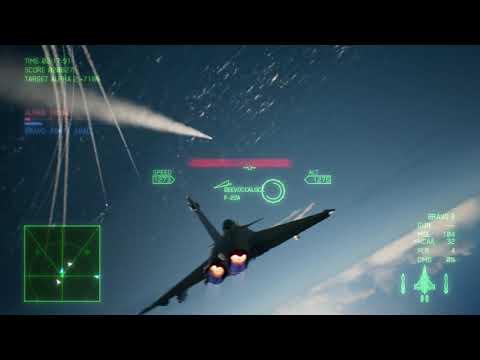 Ace Combat 7 - Multiplayer Team Death Match. Fort Grays Island. Rafale M with HCAA special weapons