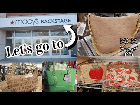 MACY'S BACKSTAGE * DESIGNER BAGS & MORE