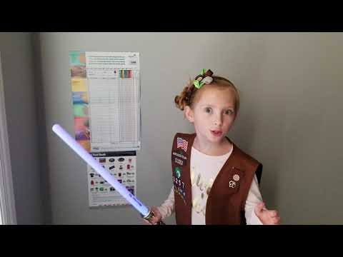 2019-12-22 Jedi Presley Girl Scout cookies sales pitch