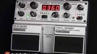 Video thumbnail for Digitech TimeBender Delay by ProGuitarShopDemos
