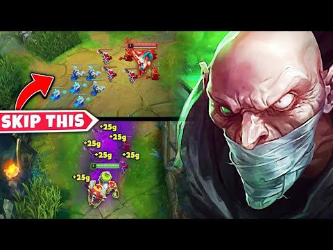 Why SKIPPING the first wave on Singed is the key to beating Ranged top laners
