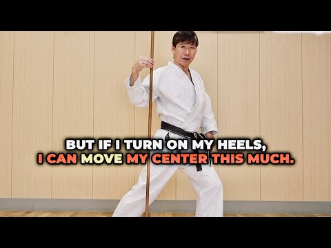 The toes and heels. Which should you move in "Bassai-dai"?  [Budo Karate]