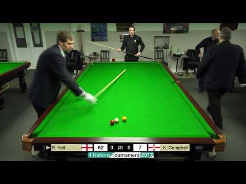 English Billiards 4 Nations - Vienna - Robert Hall (ENG) vs. Kenny Campbell (NIR)