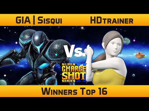 Super Charge Shot Series II - Top 16 W - GIA | Sisqui (Dark Samus) VS HDtrainer (Wii Fit Trainer)