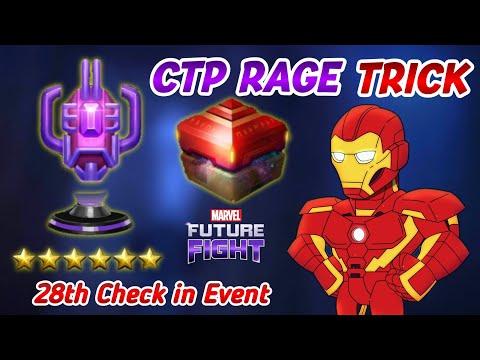CTP Rage Trick | CTP Chest | Trick | 28th Check in Event | Marvel Future Fight - MFF HINDI INDIA