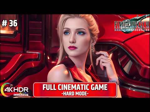 FINAL FANTASY 7 REMAKE INTERGRADE [HARD MODE] - 4K ULTRA HD Cinematic Game Pt.36 - "A Warm Welcome"