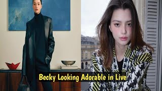 Becky Was in Live TikTok 🥹💖 Looking 😍 & Cute 🙈🥹