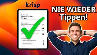 AI Meeting Notes mit Krisp AI: Nie wieder Protokolle schreiben! 🚀