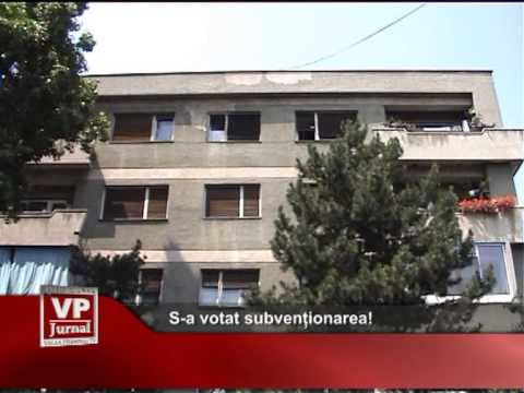 S-a votat subvenționarea!