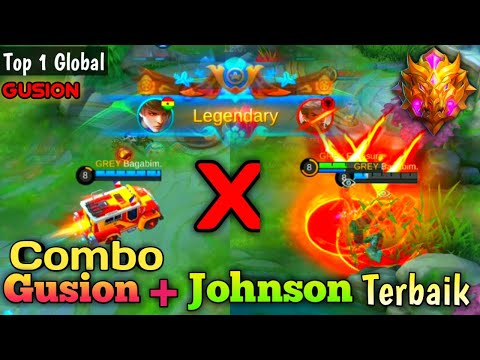 That Powerful Johnson Gusion Combo!! | Top 1 Global Gusion By fasasura - MLBB