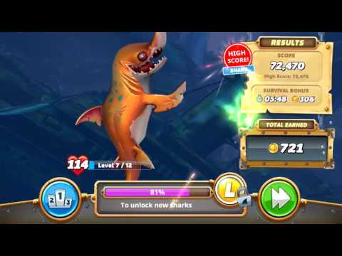 Sand Shark in Arctic Ocean # 3 - Hungry Shark World