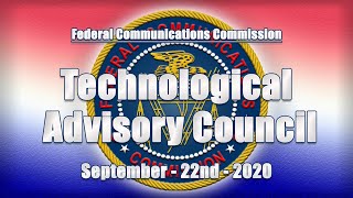 Technological Advisory Council Meeting - September 2020