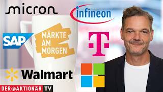 Märkte am Morgen: Micron Technology, Microsoft, Walmart, SAP, Infineon, Deutsche