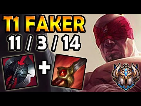 T1 Faker LEE SIN JUNGLE vs NIDALEE - Patch 10.15 Ranked Korea ✔️