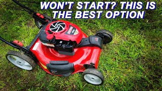 Fixing A Craftsman Mower That Won't Start