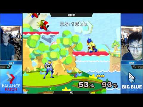 NGPU 29 SSBM - GVS | Silver Alloy (Falco) vs. Rasen (Sheik) - Melee WR3
