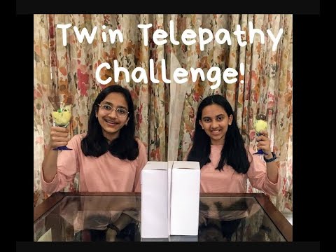 Twin Telepathy Ice cream challenge!