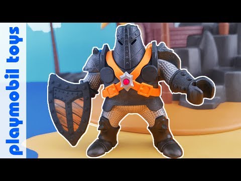 Unpack Playmobil Knights 6694 Super 4 Black Colossus