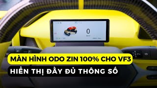Siêu Phẩm Màn Hình ODO Cho Vinfast VF3: Lắp Zin 100%, Hiển Thị Đầy Đủ Thông Số Cần Thiết