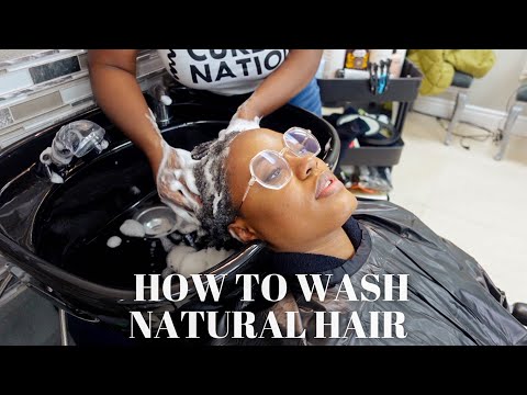 HOW TO CLEANSE NATURAL HAIR | DETAILED SALON VISIT