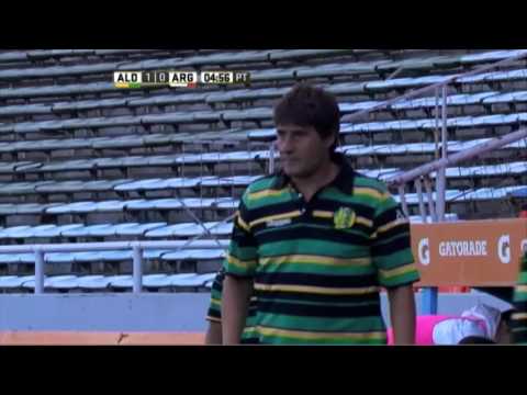 Gol de Galván. Aldosivi 1 - Argentinos 0. Fecha 2. Campeonato de Primera División 2016.