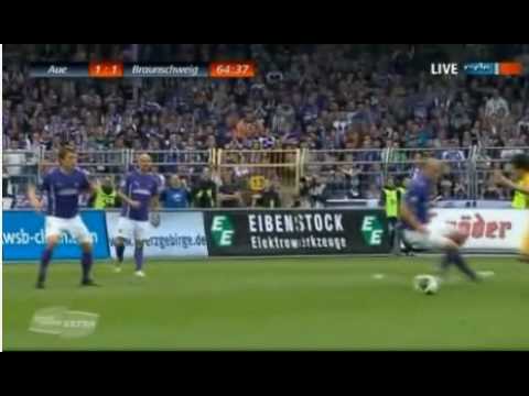 Boland 1:1 65. Erzgebirge Aue gegen Eintracht Braunschweig